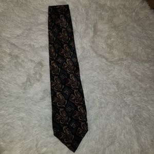 New Hunting Horn Vintage 100% Silk tie
